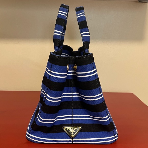 *FINAL SALE* Prada Canapa Canvas Tote Bag - Picture 4 of 10